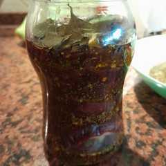 Una foto de Berenjenas en escabeche
