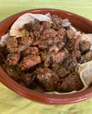 صينية كباب مع باذنجان