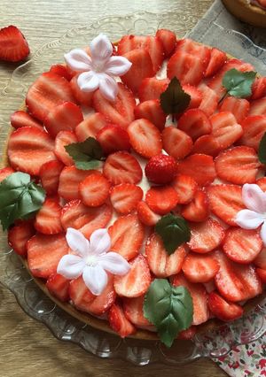 Une photo de Tarte aux fraises