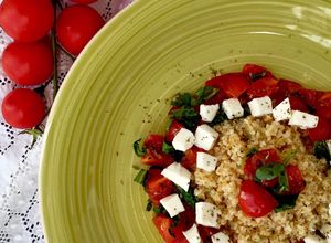 Foto di Caprese di bulgur
