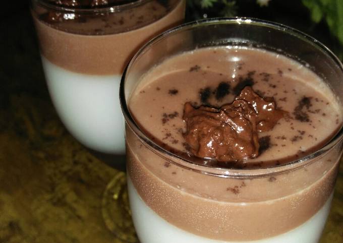 Puding oreo milo