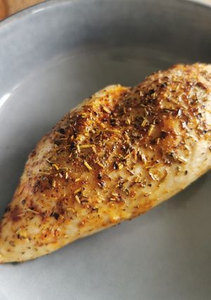 Une photo de Blanc de poulet à l'air fryer