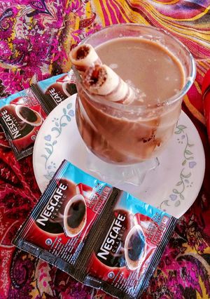 A picture of Creamy cold coffee.