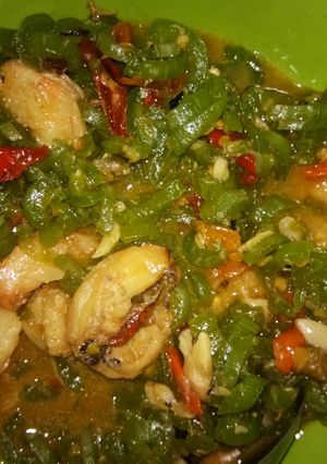 Foto resep Tumis pare belut and udang