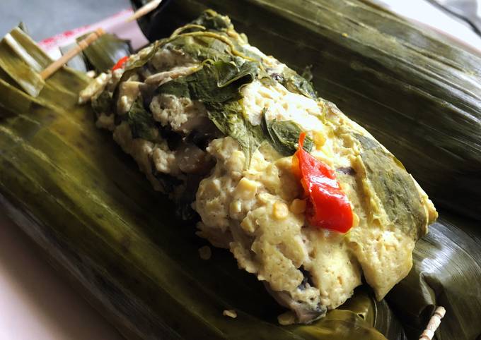 Resep Pepes Tahu Jamur Simple, Bikin Ngiler