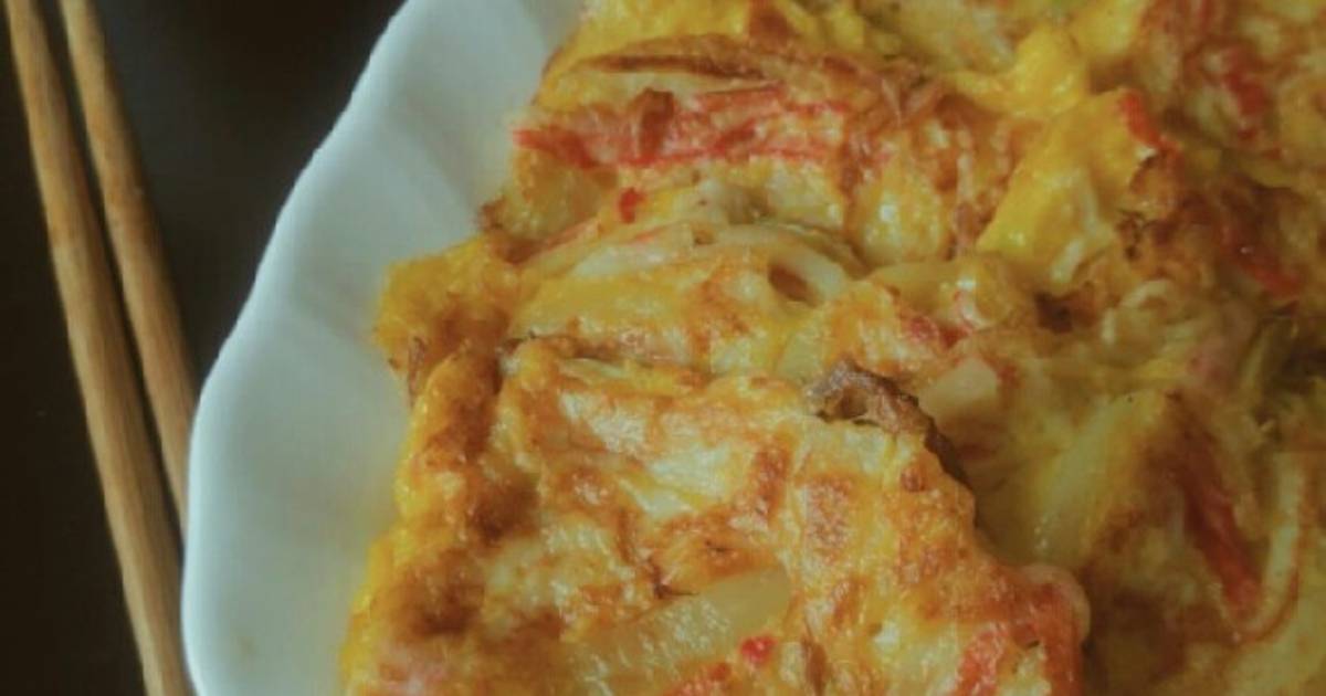 Resep Crab Stick Jeon Korean Omellete oleh Jessie Cookpad