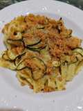 Tagliatelle al limone e crema di zucchine