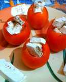 Caprese stuffed tomatoes
