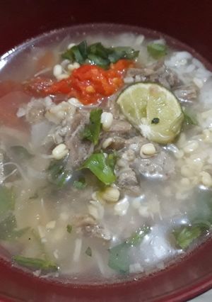 Foto resep Soto daging bening ala2 soto boyolali