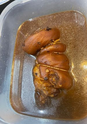 Hình của món Giò heo hầm tầu xì.