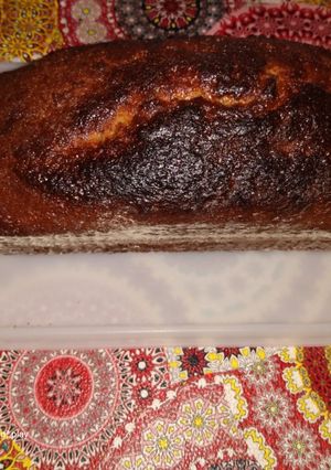 Una foto de Budín de naranja, avena y avellanas