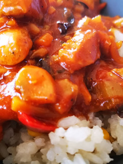 Chilis csirke wokban recept fotója