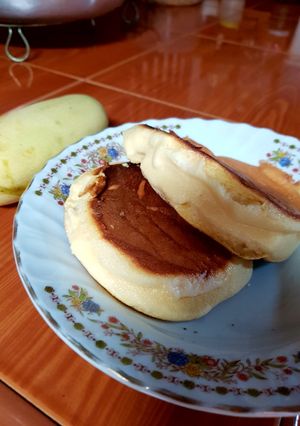 รูปของ Souffle pancakes แพนเค้กนุ่มเด้ง