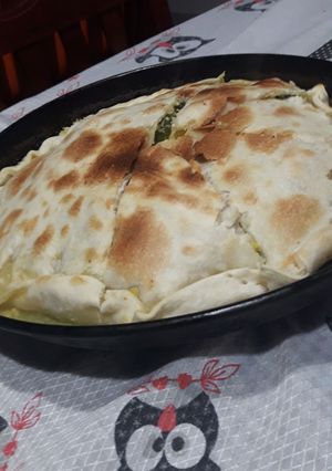 Una foto de Tarta de zapallitos