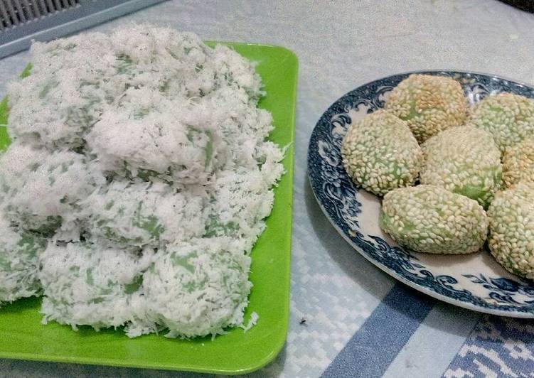 Klepon dan klepon goreng