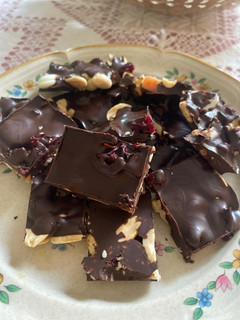 Una foto de Turrón de chocolate