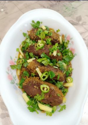 A picture of Kabab Karahi recipe.