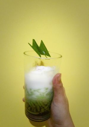 Foto resep Es Cendol Lumer Dengan Gula Merah