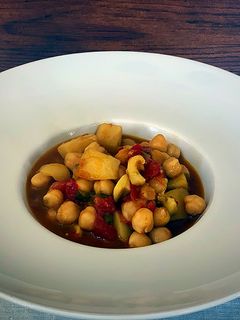 Una foto de Garbanzos con choco