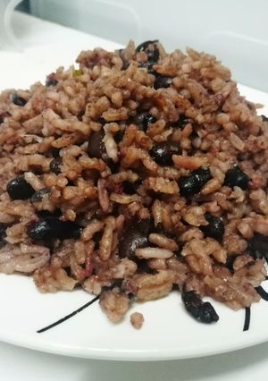 Una foto de Arroz congrí