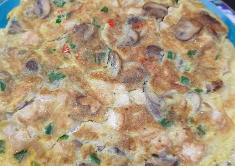 Mushroom omelette