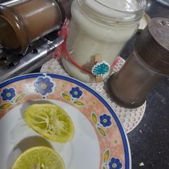A picture of Lemon🍋 zest sauce.