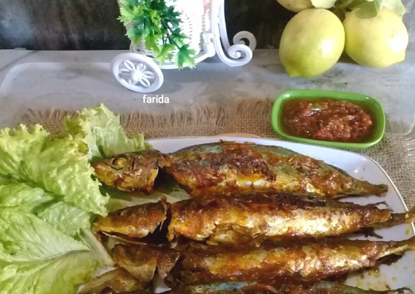 Ikan Dencis Bakar ala Padang