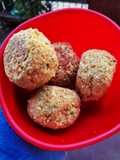 Falafel con pimiento verde💗