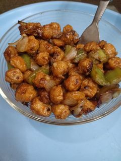 சில்லி சோயா சங்ஸ் செய்முறை முக்கிய புகைப்படம்