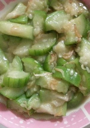 家常炒絲瓜 的食譜成品照片
