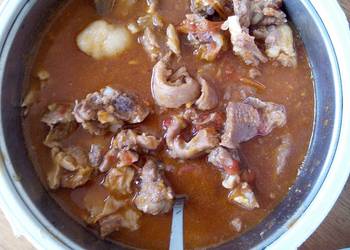 How to Recipe Tasty Goat meat Stew