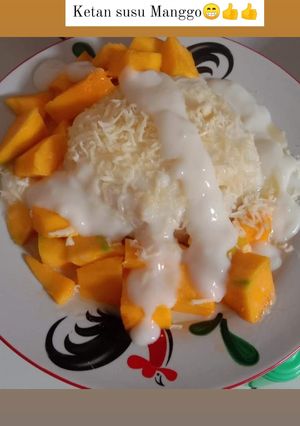Foto resep Ketan susu Manggo enak praktis..👍🥰