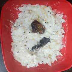 A picture of Curd rice.