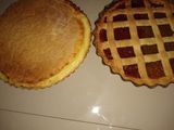 Pasta Flora y tarta de ricota
