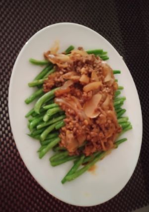 Foto resep Buncis daging cincang