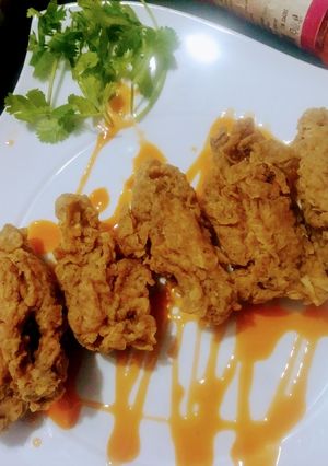 A picture of Crispy chicken wings.