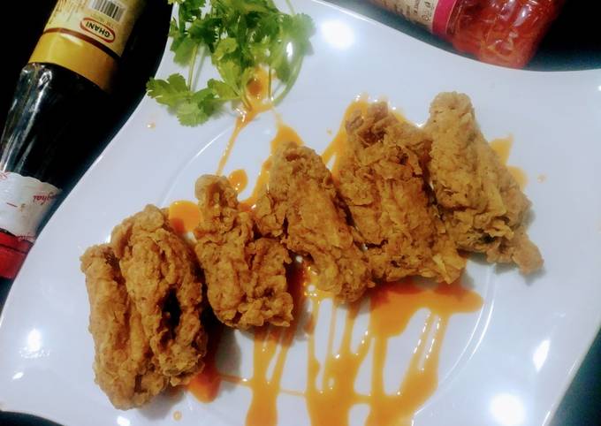 Crispy chicken wings