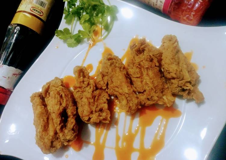 Simple Way to Prepare Award-winning Crispy chicken wings