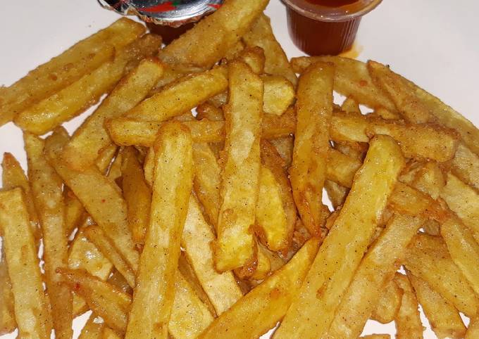 Resep: Kentang goreng crispy Menu Enak Dan Mudah Dibuat