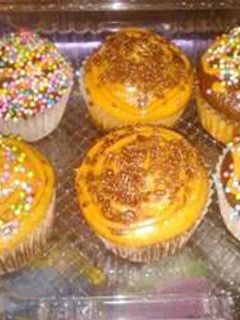 Una foto de Cupcakes marmoleados