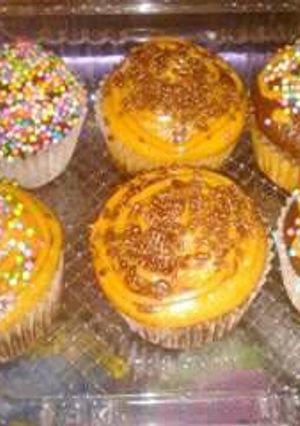 Una foto de Cupcakes marmoleados