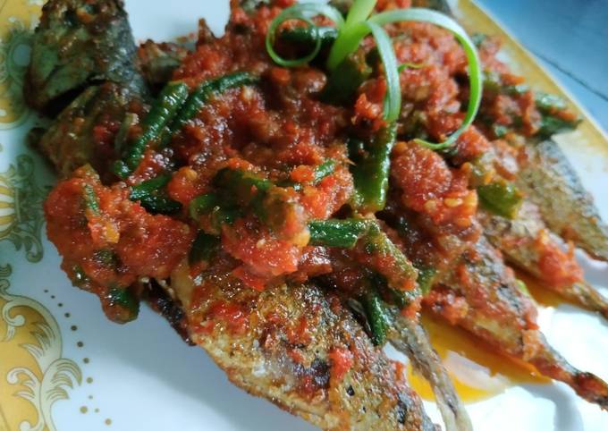Resep: Balado makarel with kacang panjang Rumahan