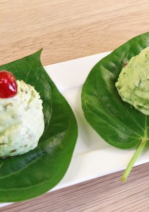A picture of Paan Ice Cream.