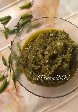 Foto resep Sambal hijau