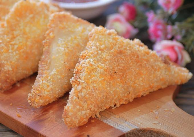 Standar Resep memasak Risol Roti Tawar Sosis Mayo  enak