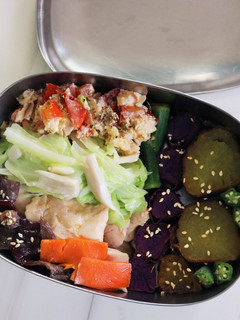 木耳雞胸肉減醣便當 的食譜成品照片