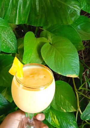 A picture of Mango shake.