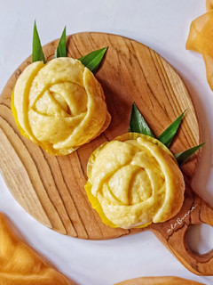 Foto resep 668. Bakpao Ubi Oranye Isi Kumbu Ubi