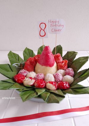 Foto resep Tumpeng Jajan Pasar (Spesial HUT Clover)