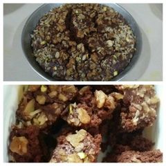 A picture of Chocolate walnut brownie.